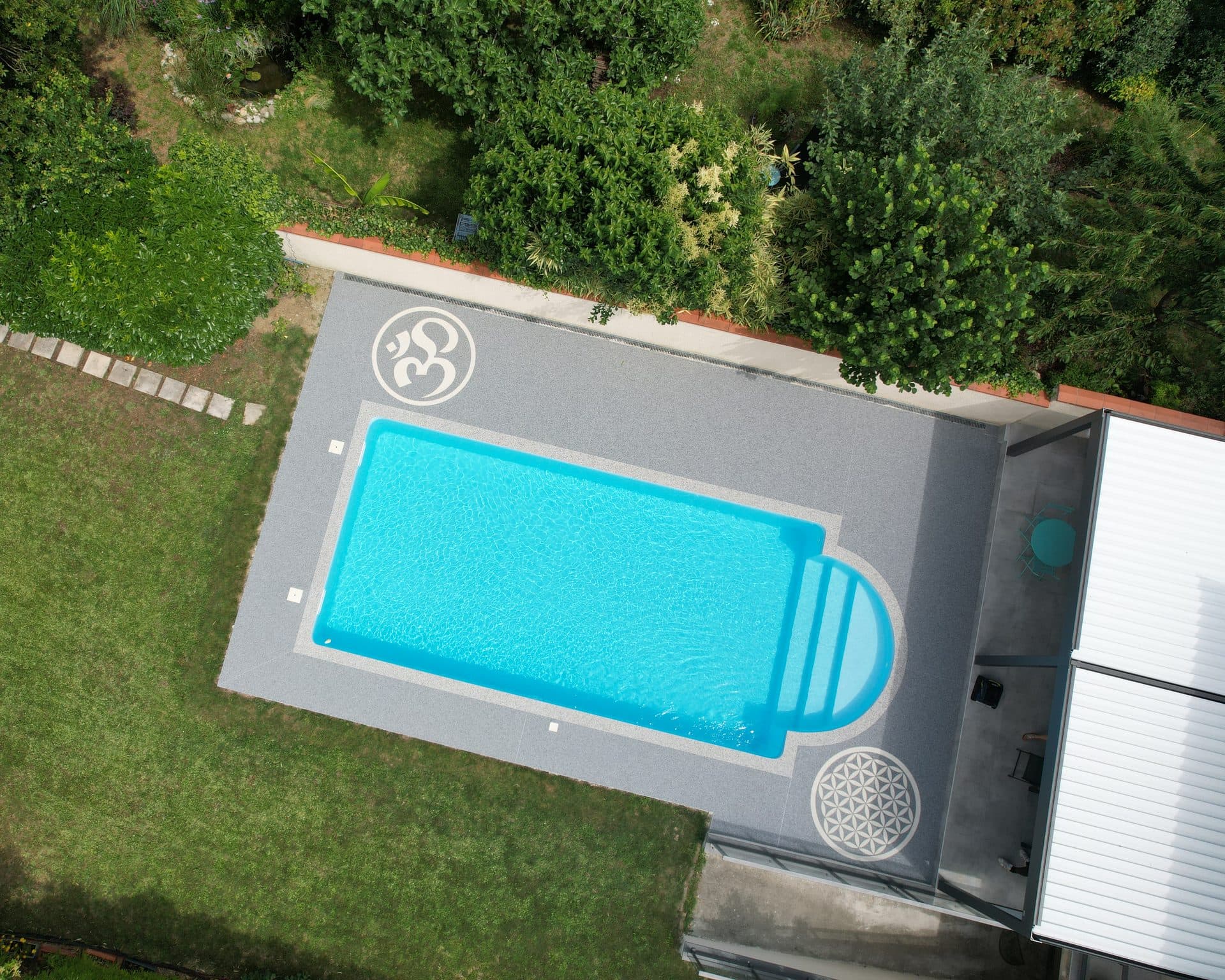 Piscine réalisée par A.C.E.S près de Toulouse
